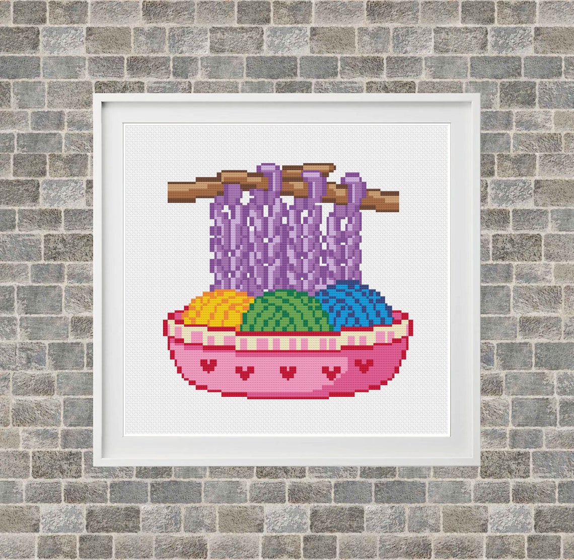 Cross stitch patterns knitting labels pattern