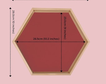 Cadre flottant hexagonal