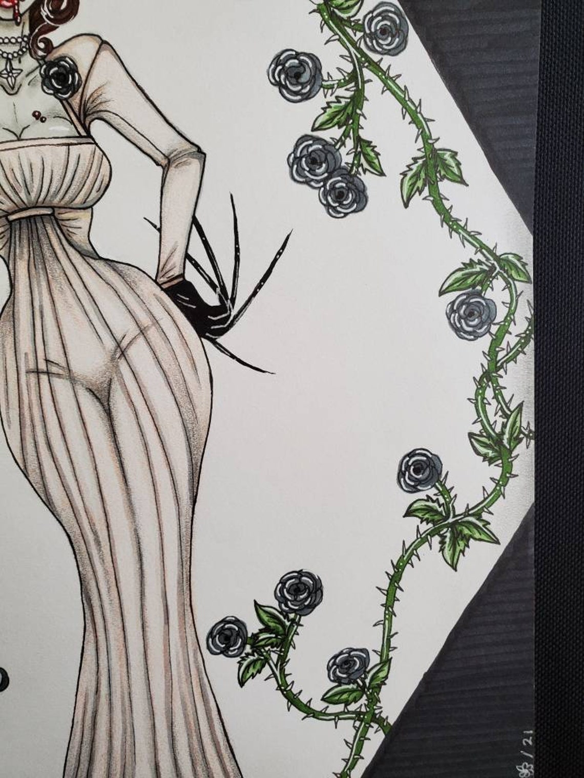 Lady Dimitrescu orginal Resident Evil artwork | Etsy