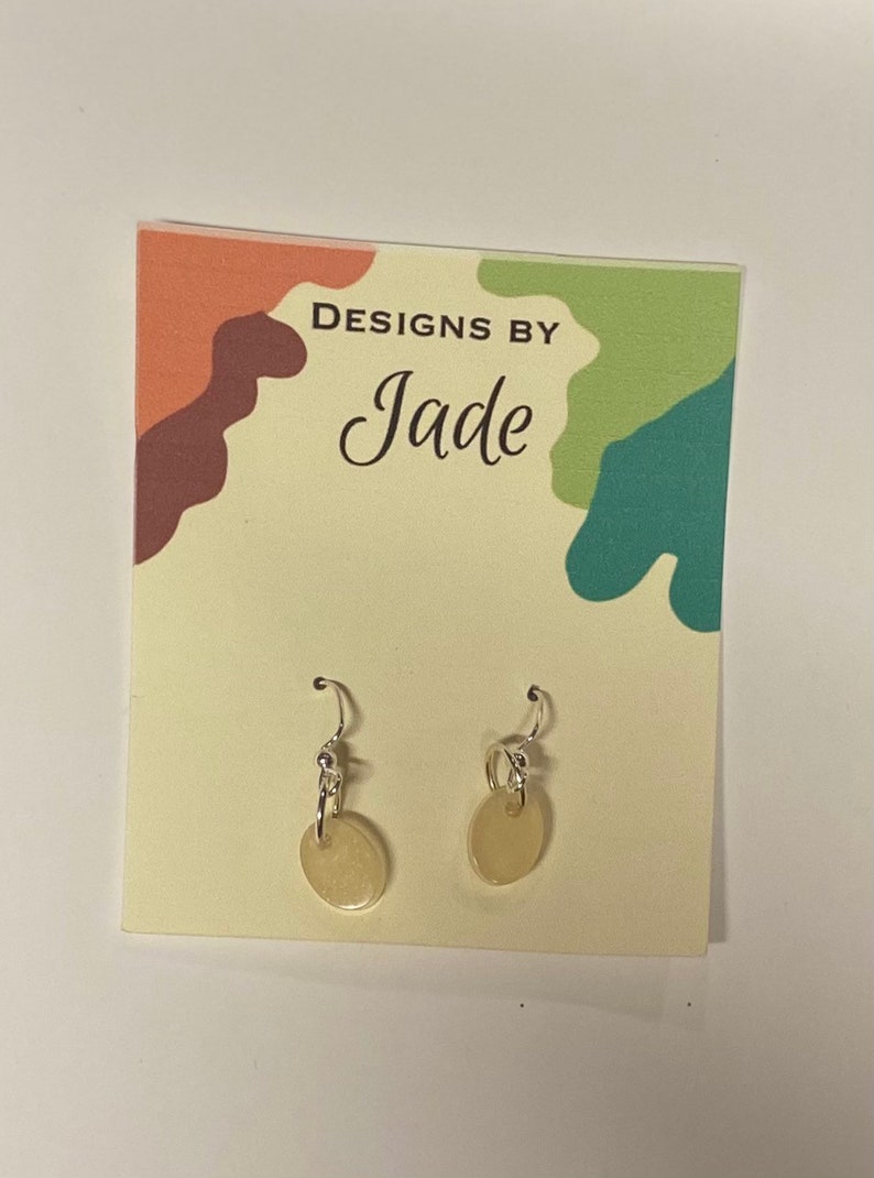 Circle Resin Earrings