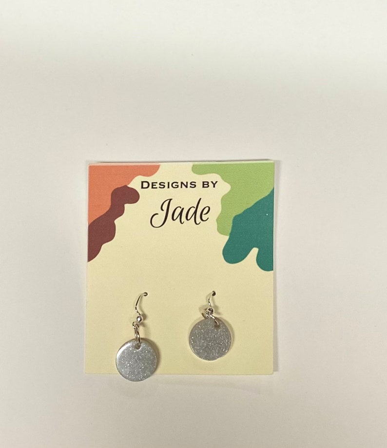 Circle Resin Earrings