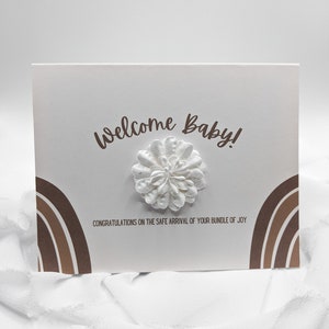 Carte de naissance, Carte de naissance, Carte de naissance, Carte minimale, Carte de voeux, Cadeau pour bébé
