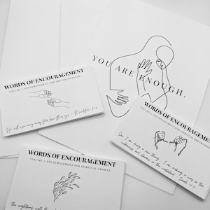 Lot de 10, cartes bibliques, cartes bibliques, cartes mots d'encouragement, cartes versets bibliques, chrétien, art, carte