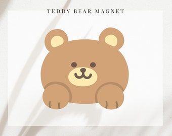 Teddybär-Magnet, Bärenmagnet, Magnet, neutraler Magnet