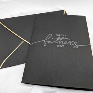 Carte de fête des pères 5 x 7 po., fête des pères, carte minimale de fête des pères, cadeau de fête des pères