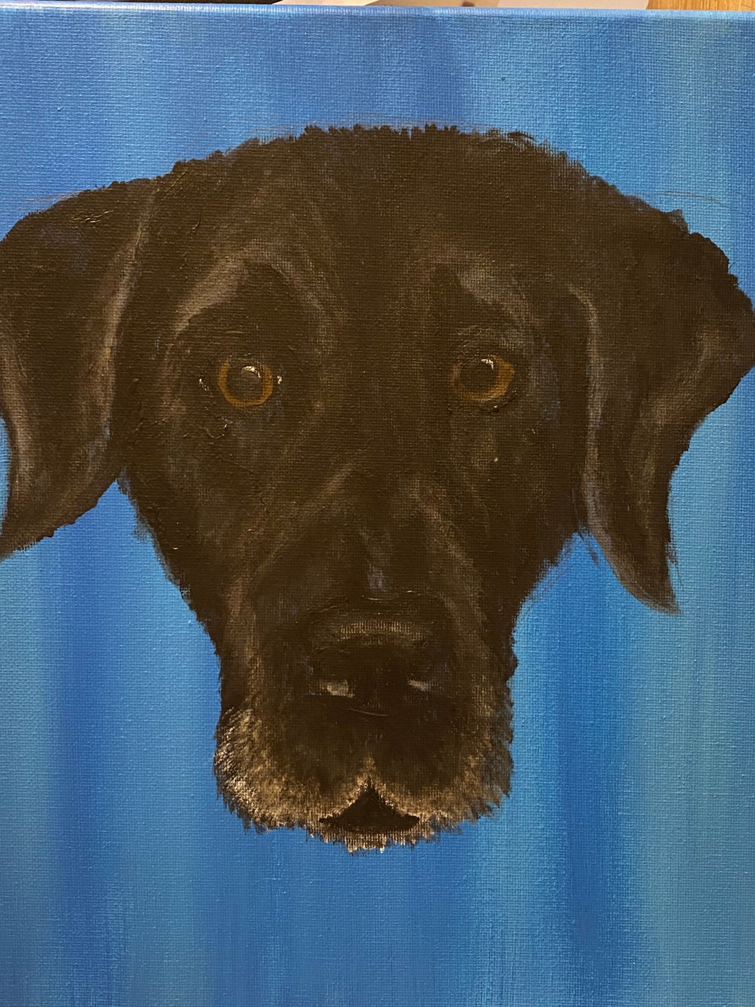 Custom Acrylic Painting of Your Dog Etsy