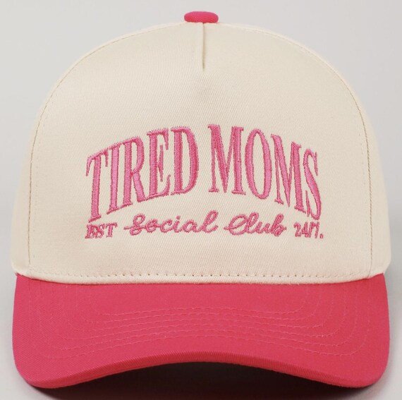 Tired Moms Social Club Est 24/7 Embroidery Cap, Tired Moms  display picture 3