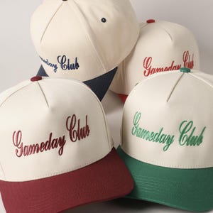 Game Day Hat, Gameday Club Embroidery Two Tone Trucker Hat, Gameday Club, Gameday Hats, Gameday Club Hats