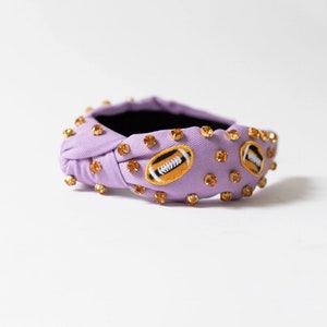 Purple Tiger Headband, Purple Tiger Football Game Day Headband, Game Day Headbands, Football Headband, Football Headband, Tiger Headband