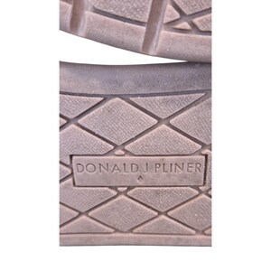 Zapatillas de cuero estilo bohemio sin cordones / Zapatos con diseño de rosas coloridas / Donald J. Pliner para mujer, talla 10 imagen 8