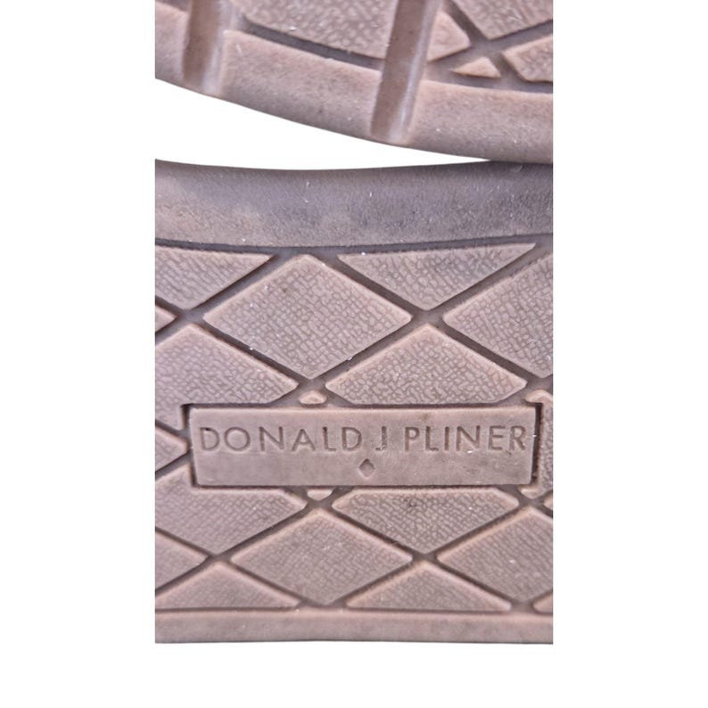 Zapatillas de cuero estilo bohemio sin cordones / Zapatos con diseño de rosas coloridas / Donald J. Pliner para mujer, talla 10 imagen 8