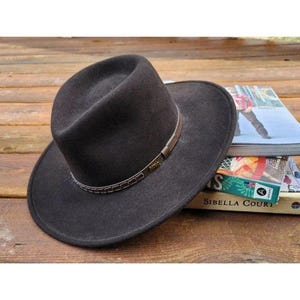 Vintage Resistol Wool Felt Cowboy Hat: 90s Western Rodeo Style