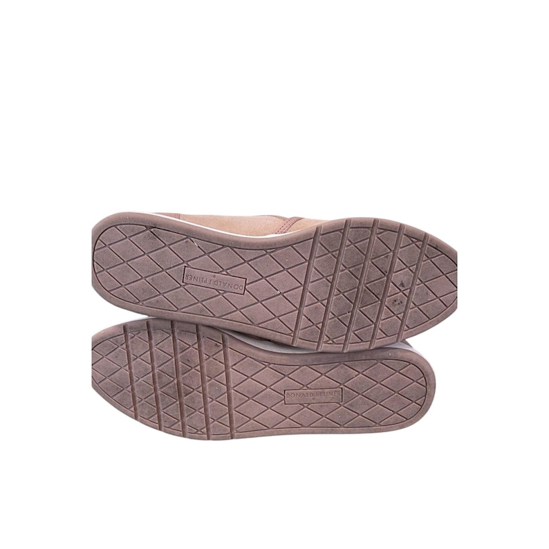 Zapatillas de cuero estilo bohemio sin cordones / Zapatos con diseño de rosas coloridas / Donald J. Pliner para mujer, talla 10 imagen 9