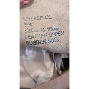 Zapatillas de cuero estilo bohemio sin cordones / Zapatos con diseño de rosas coloridas / Donald J. Pliner para mujer, talla 10 imagen 7