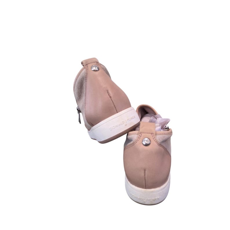 Zapatillas de cuero estilo bohemio sin cordones / Zapatos con diseño de rosas coloridas / Donald J. Pliner para mujer, talla 10 imagen 6