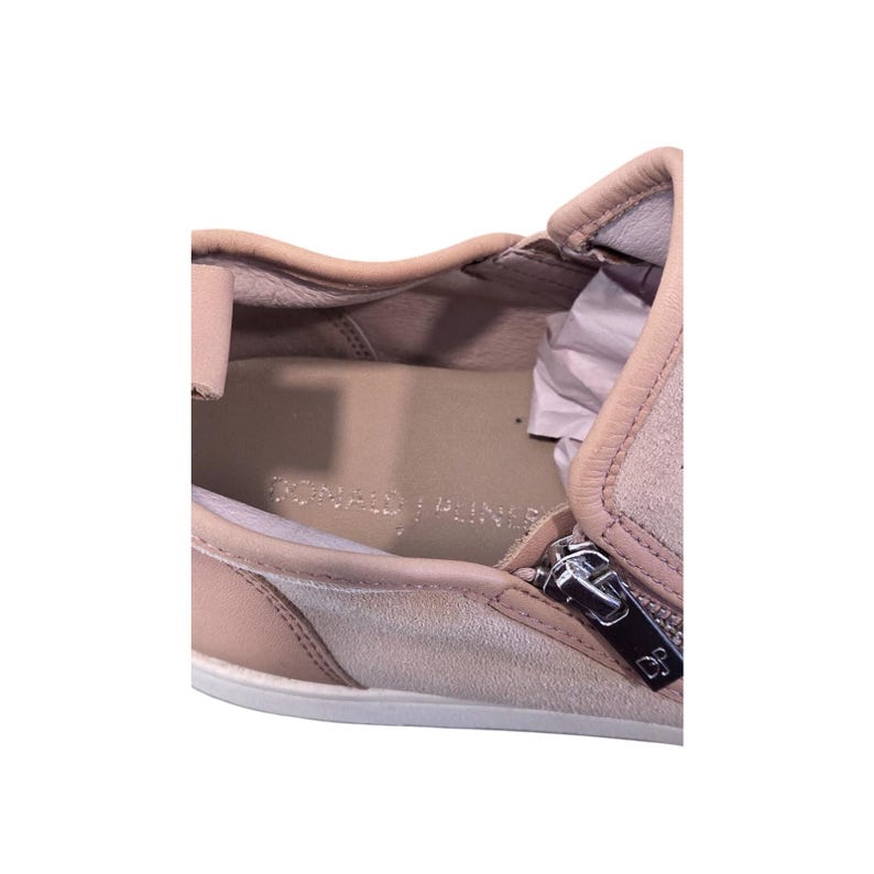 Zapatillas de cuero estilo bohemio sin cordones / Zapatos con diseño de rosas coloridas / Donald J. Pliner para mujer, talla 10 imagen 5