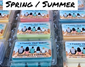 Pet Friendly Soy Wax Melts, Spring And Summer, Strong Scented Soy Wax Melts, Bakery Scents, Clean Scents, Melts For Warmers, Wax Tarts.