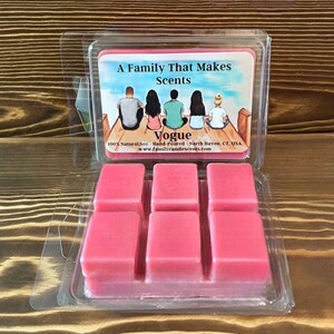 Vogue Wax Melts - Pet Friendly - Eco-Friendly - Hand-Poured - Scented Wax Tarts - Soy Wax Melts.