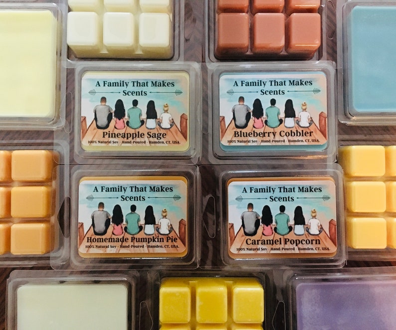100 /% Natural Soy Soy Wax Melts. Eco-Friendly Hand-Poured Fireside Marshmallows Wax Melts- 12 Hours Per Cube Scented Wax Tarts
