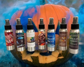Vaporisateurs d'ambiance d'Halloween - Vaporisateur pour toilettes - Respectueux de l'environnement - Fabriqués à la main - Désodorisants - Choisissez votre parfum. Parfum maximal.
