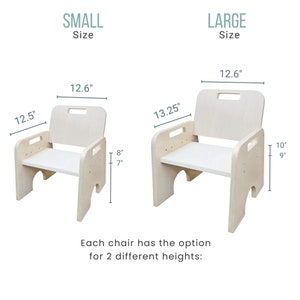 Montessori Table Chair Set for Two for Toddlers, Babies and Kids Independent Adjustable Height Weaning Activity Desk Flisat Table image 9