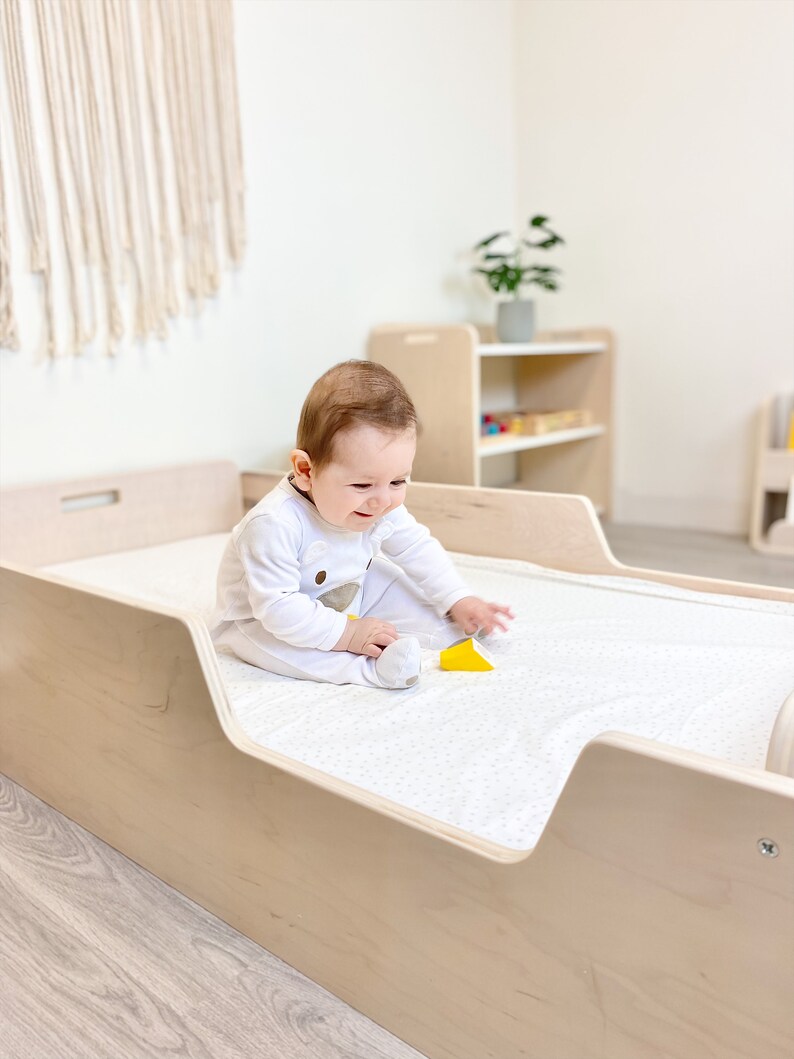 Montessori Floor Bed Crib Size Ready to Ship Kids Etsy