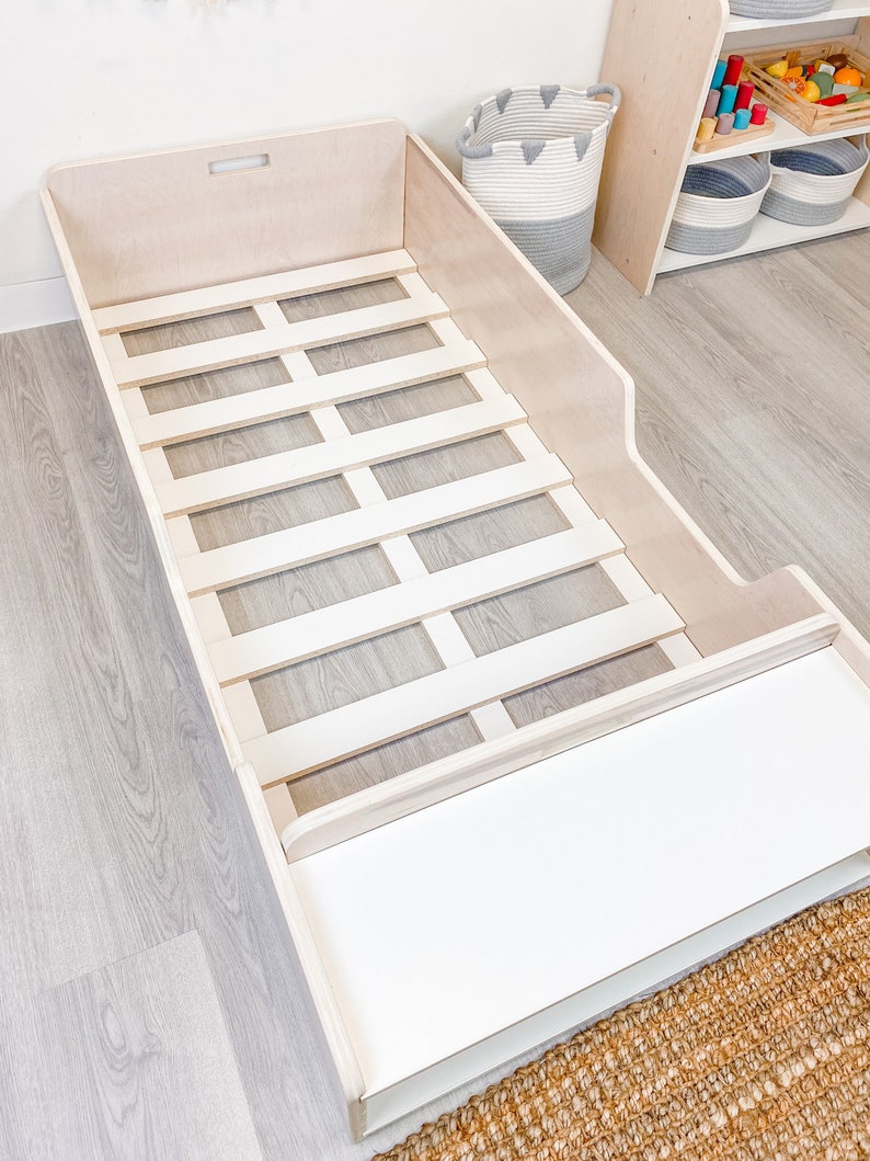 Montessori Floor Bed Crib Size Ready to Ship Kids Etsy