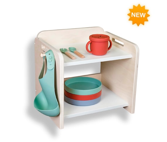 Montessori Mini Shelf - Organization Shelf - Ready to Ship - Toy Shelf - Montessori Furniture for Kids and Toddlers