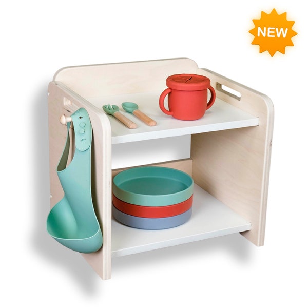 Montessori Mini Shelf | Organization Shelf | Ready to Ship | Toy Shelf | Montessori Furniture for Kids and Toddlers