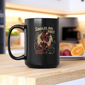 Alastor Mug, Alastor, Hotel Hazbin, Hazbin Hotel, Hazbin Hotel Mug, Hotel Hazbin Merch, Alastor Hazbin Hotel, Alistor, Anime Mug, Anime Gift