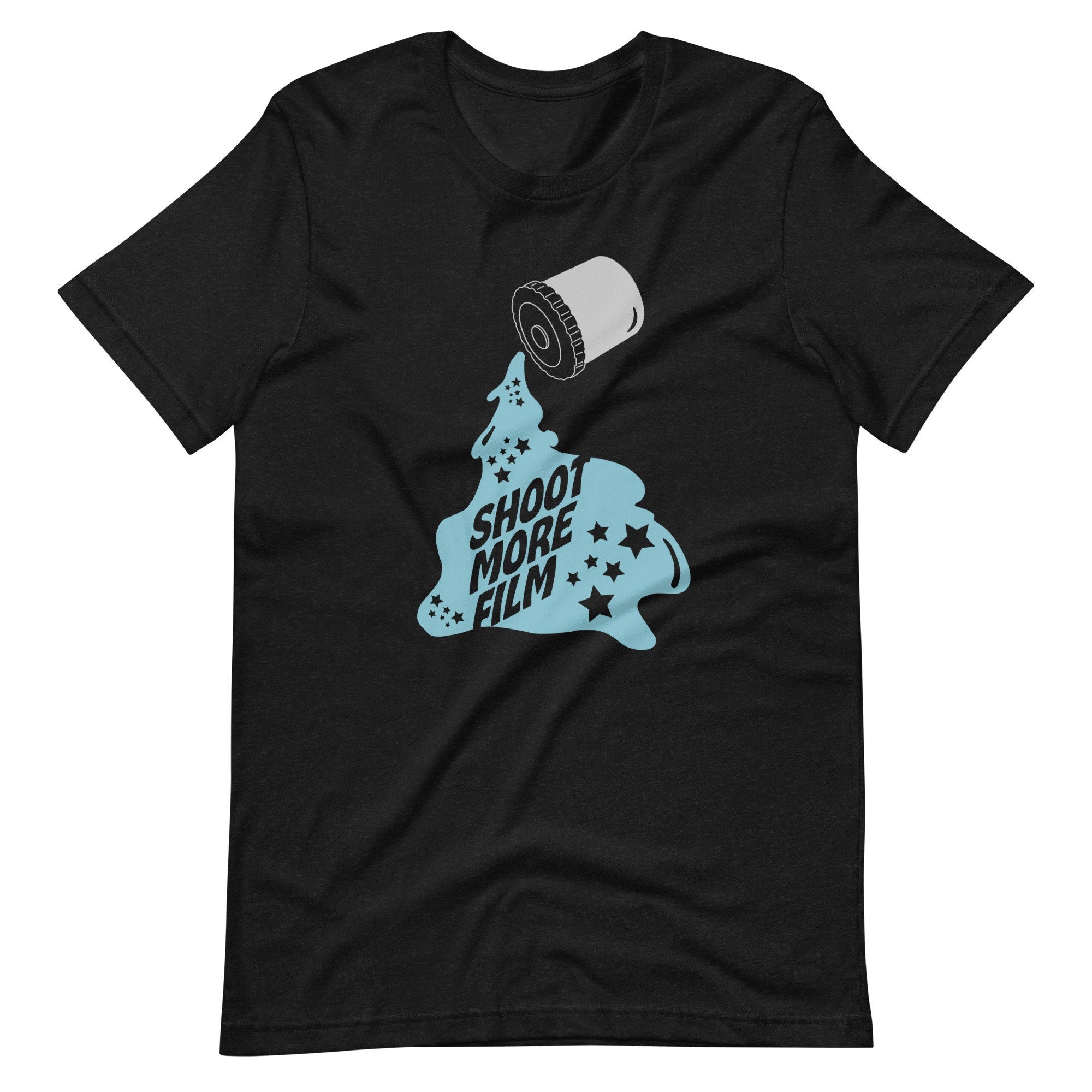 Shoot More Film Unisex t-shirt Photographer Develop Darkroom Photography Photo Analogue Camera Gift Artist Stars
