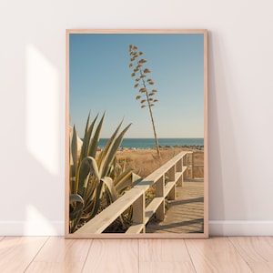 Portugal Beach Photo Print, Algarve Beach, Neutral Beach Wall Art, Algarve Portugal Print, Boho Beach Wall Art, Summer Beach Print