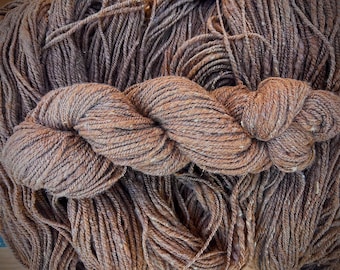 Filato locale filato a mano Shetland Caramel Latte, colore naturale