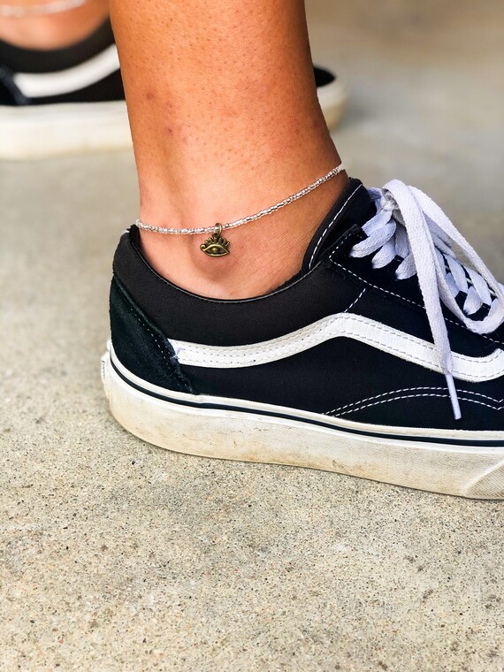 Charmed Icy Anklet Etsy