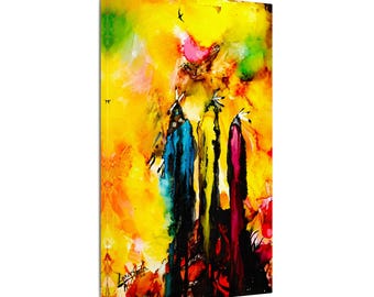The Forgotten- 12x18 & 18x24 Native American Art Canvas, Matte Stretched Wall Art