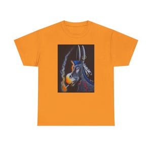 Camiseta con cigarrillo de burro nativo americano caprichosa, camiseta divertida con animales, camiseta con humor tribal, camiseta con gráfico de fumadores del suroeste