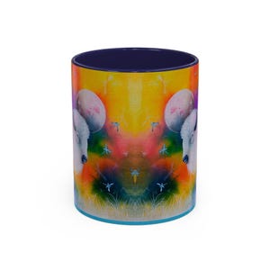 Symbiosis Accent Coffee Mug - Vibrant Art Mug for Coffee Lovers, Unique Gift for Nature Enthusiasts, Home Decor, Art Lover's Gift image 3
