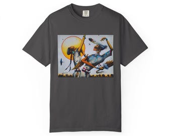 Uninhibited Unisex T-shirt, Western Native American Tee, Carb Spirit Animal Shirt, Wood Horse , Southwest Horse Tee, Boho
