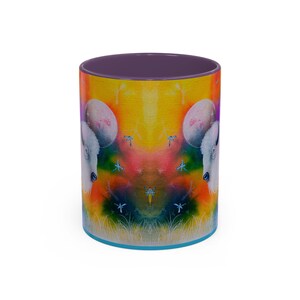Symbiosis Accent Coffee Mug - Vibrant Art Mug for Coffee Lovers, Unique Gift for Nature Enthusiasts, Home Decor, Art Lover's Gift image 8