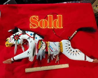 can make one on request - this one's sold. Spirit Horse Horse War pony spirit horse approximate 26 inch