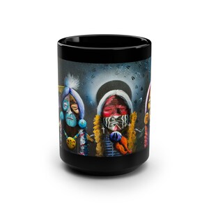 Wise men Black Mug, 15oz