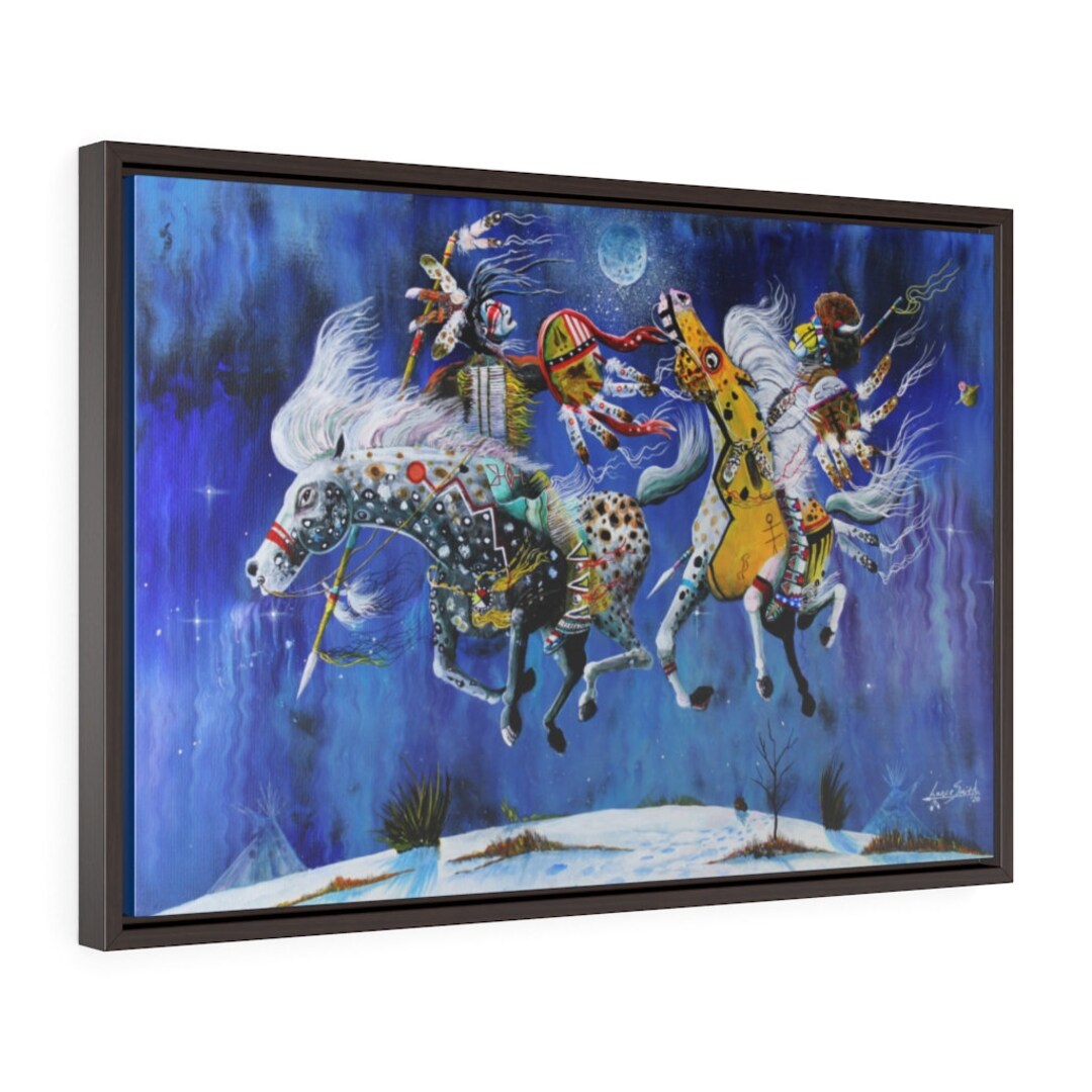 Winter Solstice 30x20 Frame and Popular Wood Horizontal Framed Premium ...