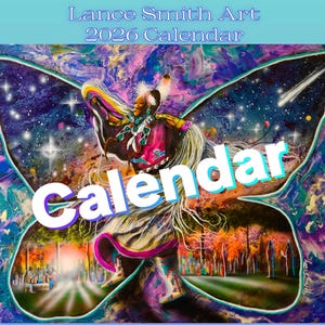 Lance Smith Native American Art 2026 Wall Calendar