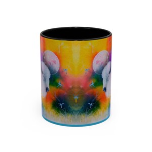 Symbiosis Accent Coffee Mug - Vibrant Art Mug for Coffee Lovers, Unique Gift for Nature Enthusiasts, Home Decor, Art Lover's Gift image 6