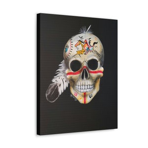 Skull Rider 16x20 Canvas Gallery Wraps