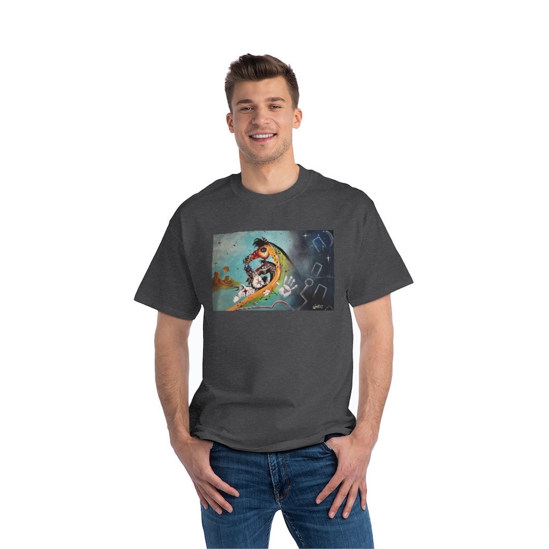 Hanes Beefy-T - Camiseta De Manga Corta Para Adulto, Color Amarillo