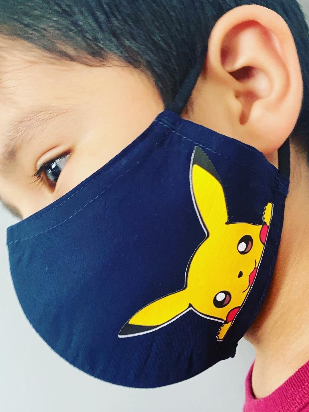 Pikachu Face Mask Etsy