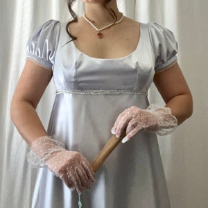 Custom Bridgerton Inspired Regency Dress, Regency Empire Gown