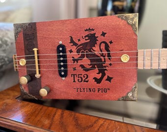 JonBoy Flying Pig 4 String Cigar Box Guitar