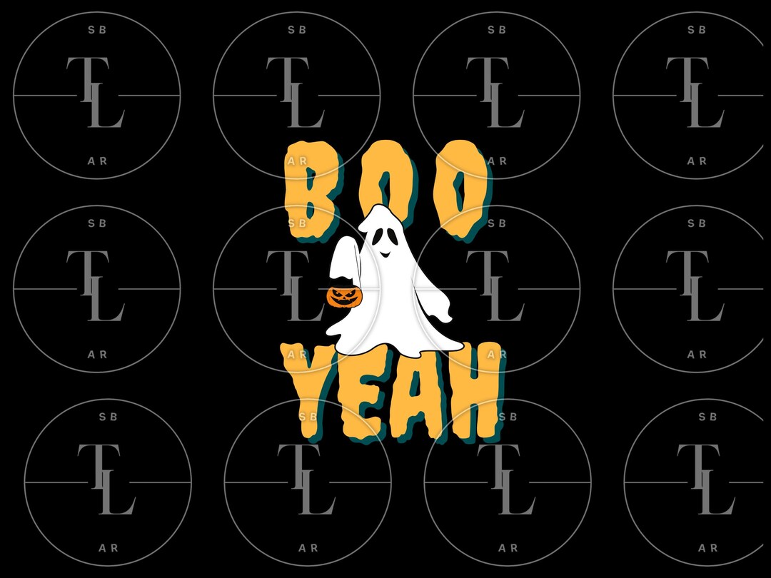 Boo Yeah SVG PNG, Halloween Svg, Ghost Svg, Ghosts Svg, Horror Svg ...